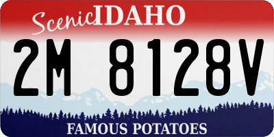 ID license plate 2M8128V