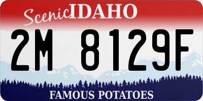 ID license plate 2M8129F