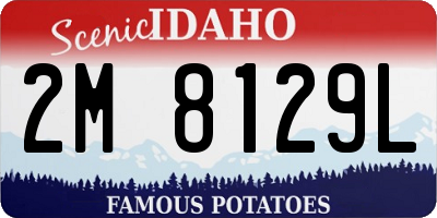 ID license plate 2M8129L