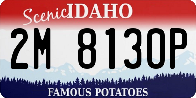 ID license plate 2M8130P