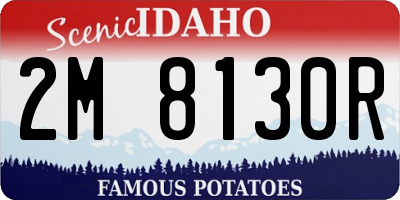 ID license plate 2M8130R