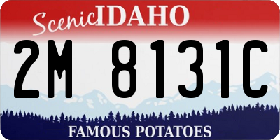 ID license plate 2M8131C