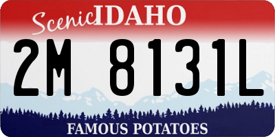 ID license plate 2M8131L