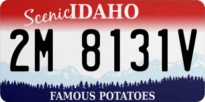 ID license plate 2M8131V