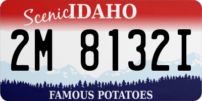 ID license plate 2M8132I