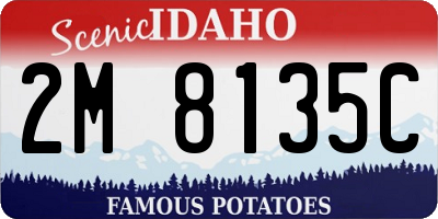ID license plate 2M8135C