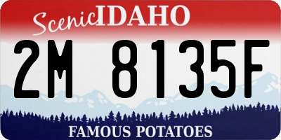 ID license plate 2M8135F
