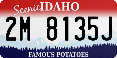 ID license plate 2M8135J