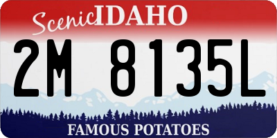 ID license plate 2M8135L