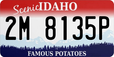 ID license plate 2M8135P