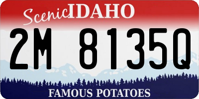 ID license plate 2M8135Q