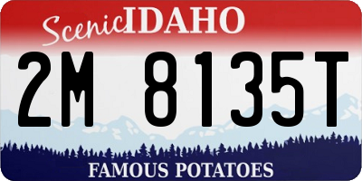 ID license plate 2M8135T