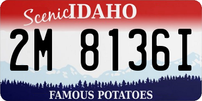 ID license plate 2M8136I