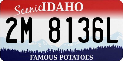 ID license plate 2M8136L