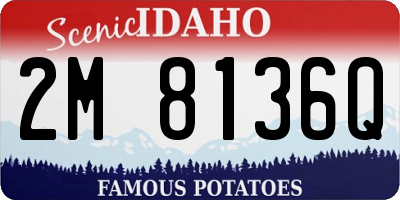 ID license plate 2M8136Q