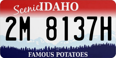 ID license plate 2M8137H