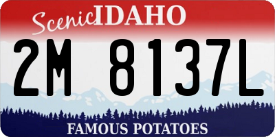 ID license plate 2M8137L