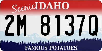ID license plate 2M8137Q