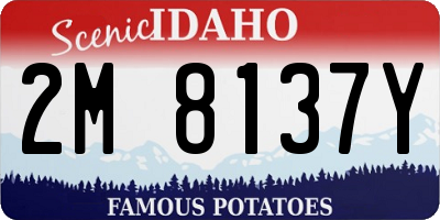 ID license plate 2M8137Y