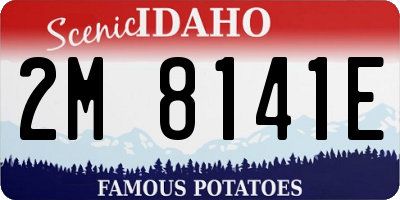 ID license plate 2M8141E