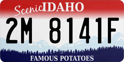 ID license plate 2M8141F