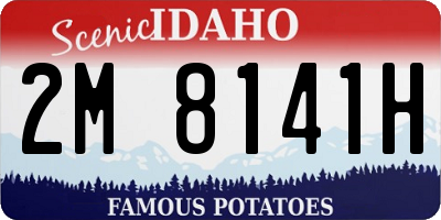 ID license plate 2M8141H