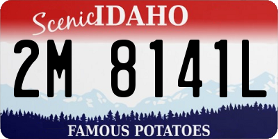 ID license plate 2M8141L