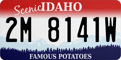 ID license plate 2M8141W