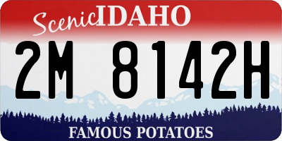 ID license plate 2M8142H