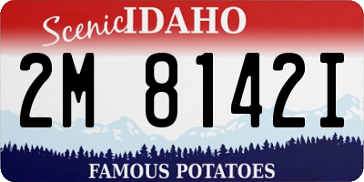 ID license plate 2M8142I