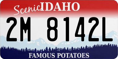 ID license plate 2M8142L