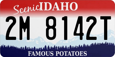 ID license plate 2M8142T