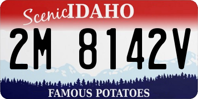 ID license plate 2M8142V