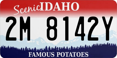 ID license plate 2M8142Y