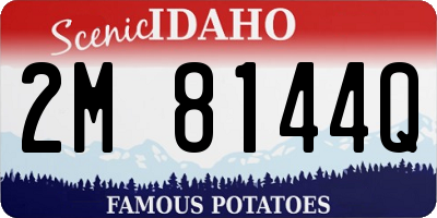 ID license plate 2M8144Q
