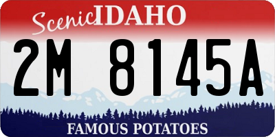 ID license plate 2M8145A
