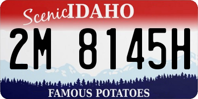 ID license plate 2M8145H