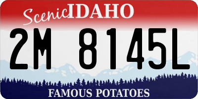 ID license plate 2M8145L