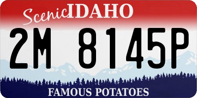 ID license plate 2M8145P