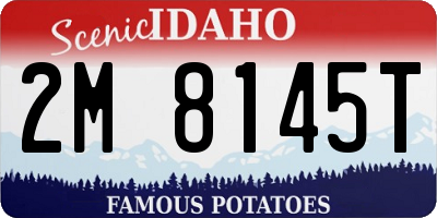 ID license plate 2M8145T