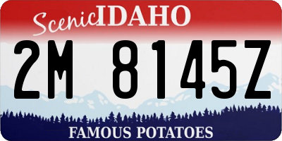 ID license plate 2M8145Z