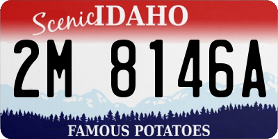 ID license plate 2M8146A