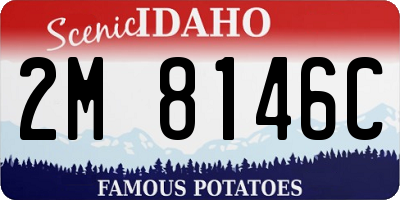 ID license plate 2M8146C