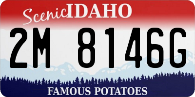 ID license plate 2M8146G