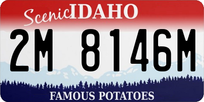ID license plate 2M8146M