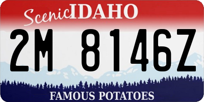 ID license plate 2M8146Z