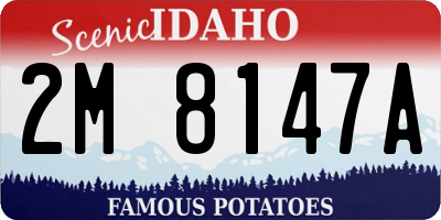 ID license plate 2M8147A