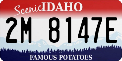 ID license plate 2M8147E