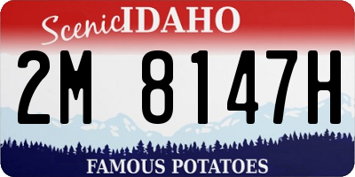 ID license plate 2M8147H