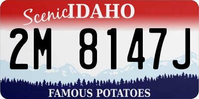 ID license plate 2M8147J